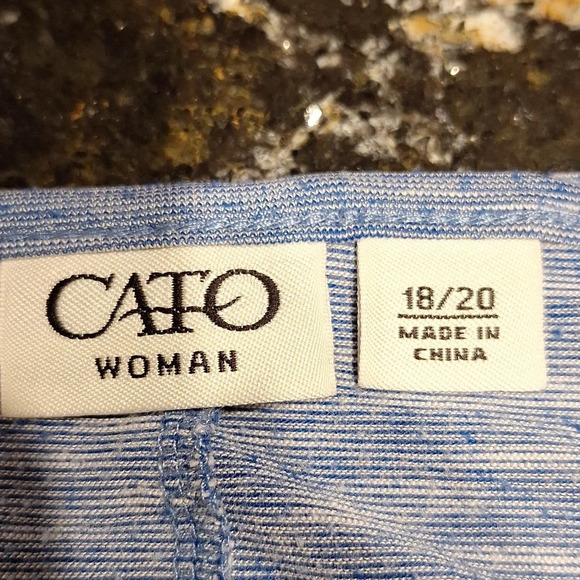 Womens Cato casual long sleeve stretch plus size top 18/20 - Picture 3 of 4